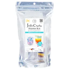 手作り ゼリー キャンドルキット 作り方 レシピ付き 初心者 夏休み 自由工作 スターター キャンドルキット キャンドル キャンドル ジェルワックス おうち時間 DIY ローソク ろうそく プレゼント