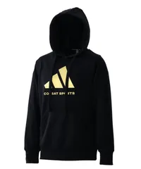 [アディダスコンバットスポーツ] パーカー フーディー adiCLHD24 トップス メンズ ユニセックス 長袖 (M, Black/Gold) [ブラック/ゴールド] [M Regular]