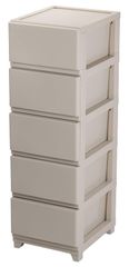 DECONY CEVO CHEST デコニーシーヴォ ワイド5段 グレージュ - メルカリ