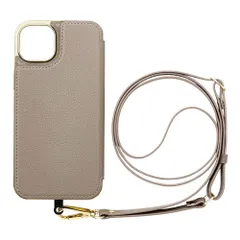 新品 [ MAELYS LOUNA ] iPhone 14 Plus 対応 スマホショルダー 【 ストラップ付き ショルダー ケース 】 手帳型 カード収納 ミラー付き スマホケース [ UNiCASE (ユニケース) ] Cross Body Case Du