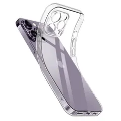 軽量 薄型 TPU ソフト レンズ保護 スマホケース 透明 モデル クリア ケース (TPU 用 Pro 13Pro) iPhone13 fine-R