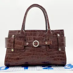 美品 4℃ ヨンドシー ハンドバッグ ブラウン系 縦×横×マチ＝19×30×12cm レディースのサムネイル
