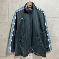 Y2K PUMA プーマ ベロアトラックジャケット ジャージ 刺繍ロゴ 