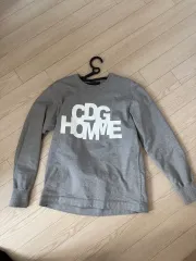 COMME des GARCONS オム グレー スウェット Tシャツ