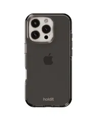 新品 holdit スマホケース (iPhone 16 Pro/スタイリッシュブラック) スマホ ハードケース カバー ケース (耐衝撃/TPU素材/ワイヤレス充電可能) iPhone16 Pro Max iphone16ProMaxケース