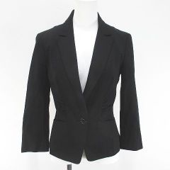 クードシャンス CdeC COUP DE CHANCE ジャケット 背抜き 38 黒系 ブラック 日本製 裏地 無地