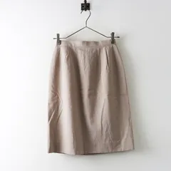 バーバリーズ Burberrys ウール台形スカート 7AR＼ベージュ ヴィンテージ アーカイブ【2400014866193】