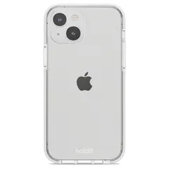 新品 HOLDIT スマホケース (iPhone 15 / クリアホワイト) スマホ ハードケース カバー ケース (耐衝撃/TPU素材/ワイヤレス充電可能) iPhone15 iphoneケース