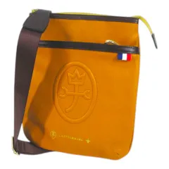 カステルバジャック CASTELBAJAC ショルダーバッグ クロスボディ 斜めがけ  オレンジ レザー 