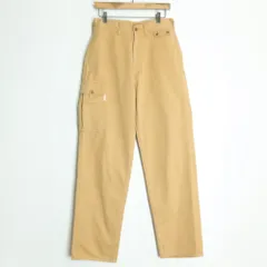 カールヘルム★デニムパンツ ジーンズ サイズM イエローブラウン系 ヒップバッグ付き♪無地 z18843のサムネイル