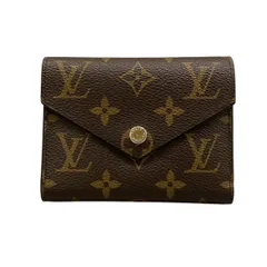 LOUIS VUITTON(ルイヴィトン) 3つ折り財布 モノグラム ポルトフォイユヴィクトリーヌ M62472 モノグラム レザー、牛革
