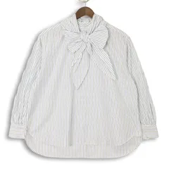 45R　180番三子のリボンブラウス＊