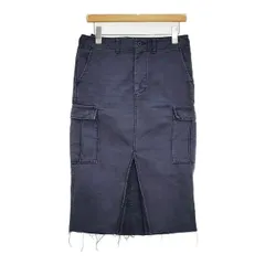 SEA 110116104 コットン カーゴ ロングスカート ネイビー レディース シー【中古】6-0305M∞のサムネイル