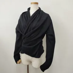 R&D.M.Co- リネンカシュクール 羽織り カーディガン ブラック レディース オールドマンズテーラー【中古】6-0305M∞のサムネイル