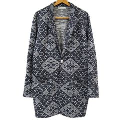 ◆Santa fe サンタフェ スウェットコート ネイティブ柄 スプリングコート 日本製 メンズ