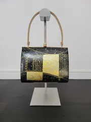 フォーマル 和装バッグ バッグ ハンドバッグ 和装 和装小物 ゴールド 金色　エナメル