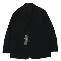 MARGARET HOWELL マーガレットハウエル 579-4120007 WIDE STRIPE FINE WOOL ワイド ストライプ FOX BROTHERS社製 ファインウール テーラード ジャケット L 【未使用】【中古】