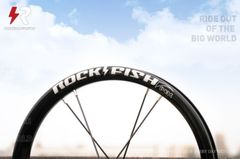 今期、ラスト1セット ROCKFISH 14X アルミホール（ブラック） 前後