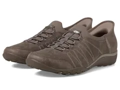 スケッチャーズ レディース シューズ スニーカー SKECHERS Breathe Easy Home Body Hands Free SlipIns Dark Taupe トープ
