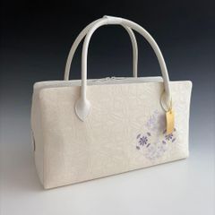 新品未使用 ！！特別セール！！京都 西陣 正絹 帯使用 利休バッグ　25907 新品未使用品 京都 西陣織 弥栄織物 正絹帯地使用 利休バッグ 26059