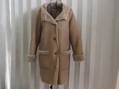 UNITED ARROWS フェイクムートンコート グレーベージュ (製番:5)