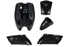 新品 バイクパーツセンター トゥデイ 純正タイプ外装セット 5点セット ブラック 黒 カウル 塗装済み ホンダ トゥデイ AF61 304315のサムネイル