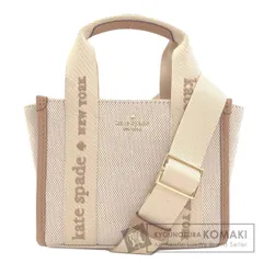 kate spade ケイトスペード 2WAY ハンドバッグ キャンバス レディース [中古]