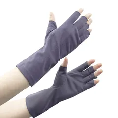 【数量限定】[GlovesDEPO] アームカバー 接触冷感 ショート 手袋 指切 レディース