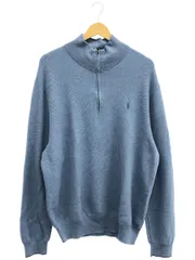 POLO RALPH LAUREN (ポロラルフローレン) ハーフジップニット パープル XXL