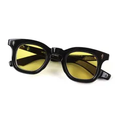 美品△JACQUESMARIEMAGE  ジャックマリーマージュ JMMDU1 DEVAUX ドゥヴォー 236/350 ウェリントン サングラス アイウェア ブラック ゴールド金具 43□27 度入り 箱・ケース付き 日本製 メンズ 美品△JACQUESMARIEMAGE ジャックマリーマージュ JMMDU1 DEVAUX