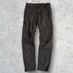 【USED】US 古着 American Eagle チノパン スリムストレート 29×32  チャコール系 ダークグレー ストレッチ EXTREME FLEX メンズ カジュアル アメカジ ボトムス アメリカ USA アメカジ ストリート アメリカンイーグルのサムネイル