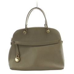 フルラ FURLA ハンドバッグ レザー グレー /AN3