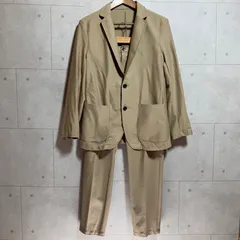 AOKI アオキ パジャマ スーツ セットアップ テーラードジャケット アウター M イージーパンツ ボトムス L 上下セット ベージュ フォーマル ビジネス カジュアル レディース SQ-11-21