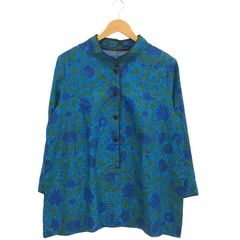 井上プリーツ 花柄 半袖 プリーツトップス M-L 値引き可 - メルカリ