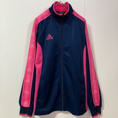 adidas CLIMALITE ネイビー ピンク ジャージ - メルカリ