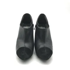 良品 DIANA ダイアナ レザー ヒール レディース シューズ パンプス 靴 ブラック 23.5ｃｍ Mサイズファッション c262