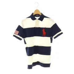 ポロ ラルフローレン POLO RALPH LAUREN ホース刺繍ポロシャツ 半袖 XS ネイビー /HK ■OS ■AD