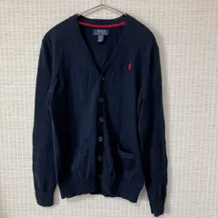 Polo Ralph Lauren ネイビー Vネックカーディガン M 現行タグ