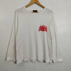 A.P.C. アーペーセー ロンT 長袖 カットソー ワンポイント プリント コットン 古着 ホワイト 1 C709