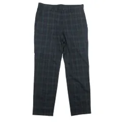 美品 BEAMS GOLF ビームスゴルフ ブリティッシュチェック スラックス パンツ トラウザー  タータンチェック M グリーン メンズ 古着 中古 USEDのサムネイル