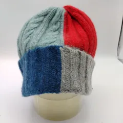 【TAKA84-02】△ RIGHT-ON ライト-オン ｢4色ニット帽子 ワッチキャップ｣ レディース 53cm~55cm グリーン&レッド&ネイビー&グレー(4色)