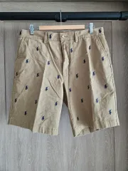 (正規品 新品) ポロ ラルフローレン メンズ ハーフパンツ ベージュ 34サイズ