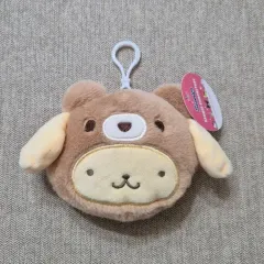 3 サンリオ ポムポムプリン ポーチ ぬいぐるみ キーホルダー