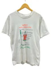 FRUIT OF THE LOOM (フルーツオブザルーム) プリントTシャツ  両面 USA製 90S 古着 ビンテージ RAFTING シングルステッチ L ホワイト メンズ/027