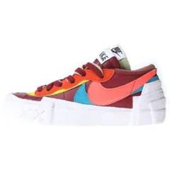 NIKE (ナイキ) ×KAWS×sacai Blazer Low Team Red カウズ サカイ ブレーザー チームレッド ローカットスニーカー レッド レディース US4/23cm DM7901-600