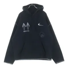 NIKE (ナイキ) 20SS ×OFF-WHITE M NRG RU HOODIE オフホワイト バックスプレーアロー フーデッド スウェット パーカー ブラック CN5640-010
