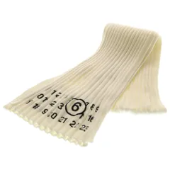 MM6 Maison Margiela (エムエムシックスメゾンマルジェラ) 21SS コットン マフラー S52TE0040 ホワイト レディースのサムネイル