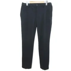 アオキ AOKI パジャマスーツ スタンダードパンツ ストレッチ M 紺 ネイビー /X