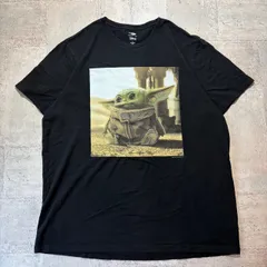 O-509 Disney マンダロリアン STARWARS スターウォーズ ベビーヨーダ グラフィックプリントTシャツ サイズXL