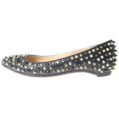 CHRISTIAN LOUBOUTIN (クリスチャンルブタン) スパイクスタッズ レザーパンプス ブラック